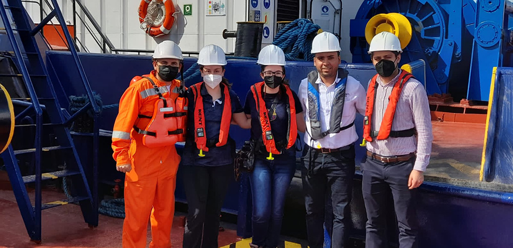 A equipe do Helm visita a SAAM Towage Colômbia e agrega novas soluções da ferramenta